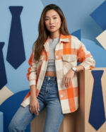 Plaid Flannel Shirt Jacket - Image 3