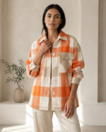 Plaid Flannel Shirt Jacket - Image 4