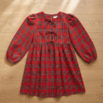 Red Plaid Mini Dress