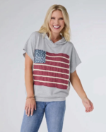 Striped Cotton Blend Tee - Image 2
