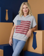 Striped Cotton Blend Tee - Image 3